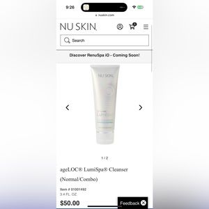Nu Skin ageLOC LumiSpa Cleanser